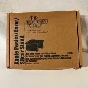 Pampered Chef Apple Peeler Corer Slicer Stand